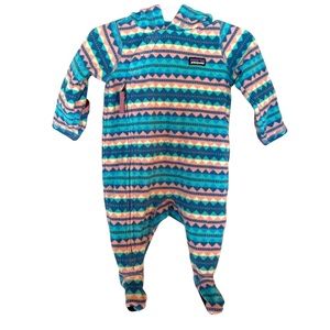 LIKE NEW Baby Patagonia Micro Fleece Bunting: 0-3 months